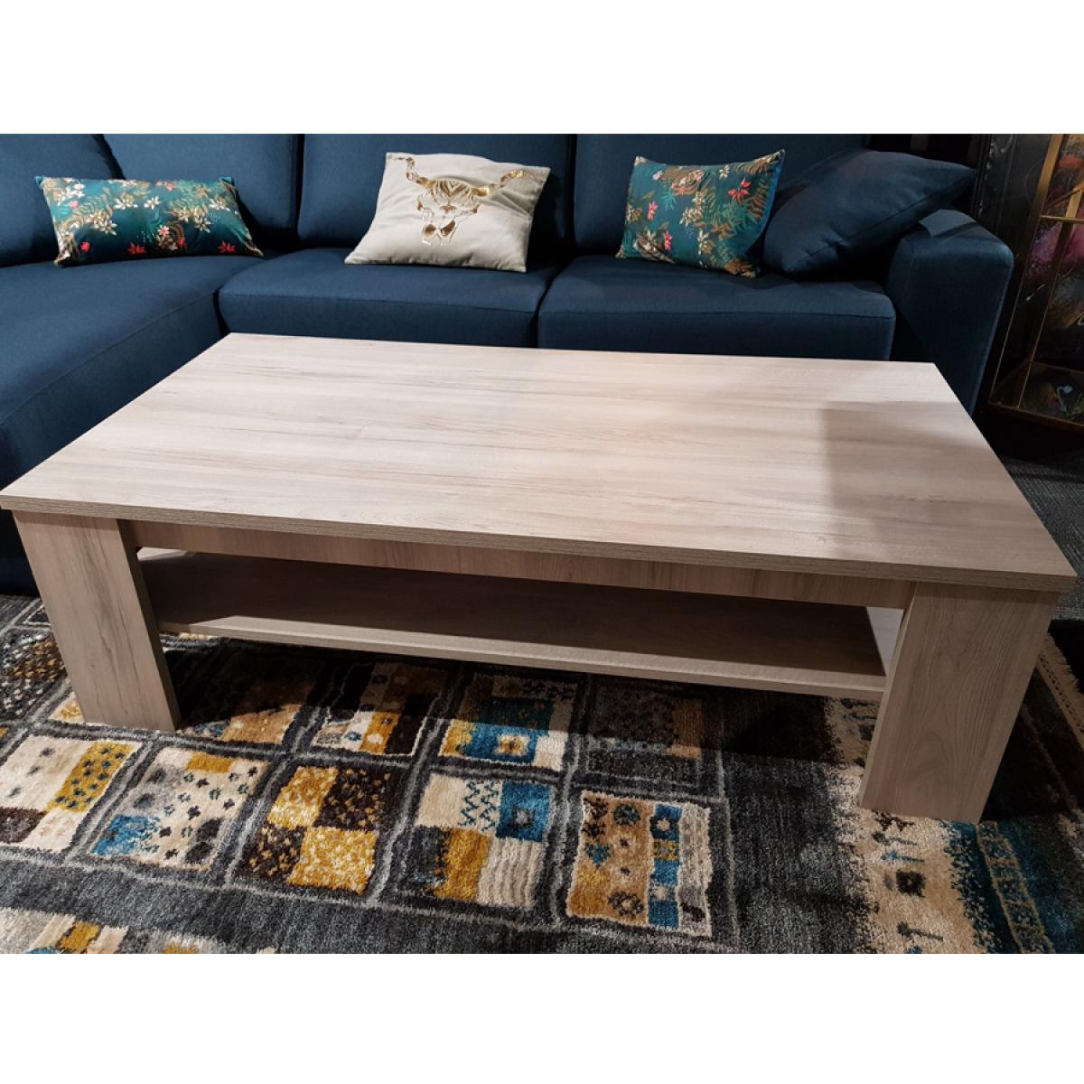 Kasalinea - Table basse contemporaine couleur chêne gris SOPHIE - Tables à manger