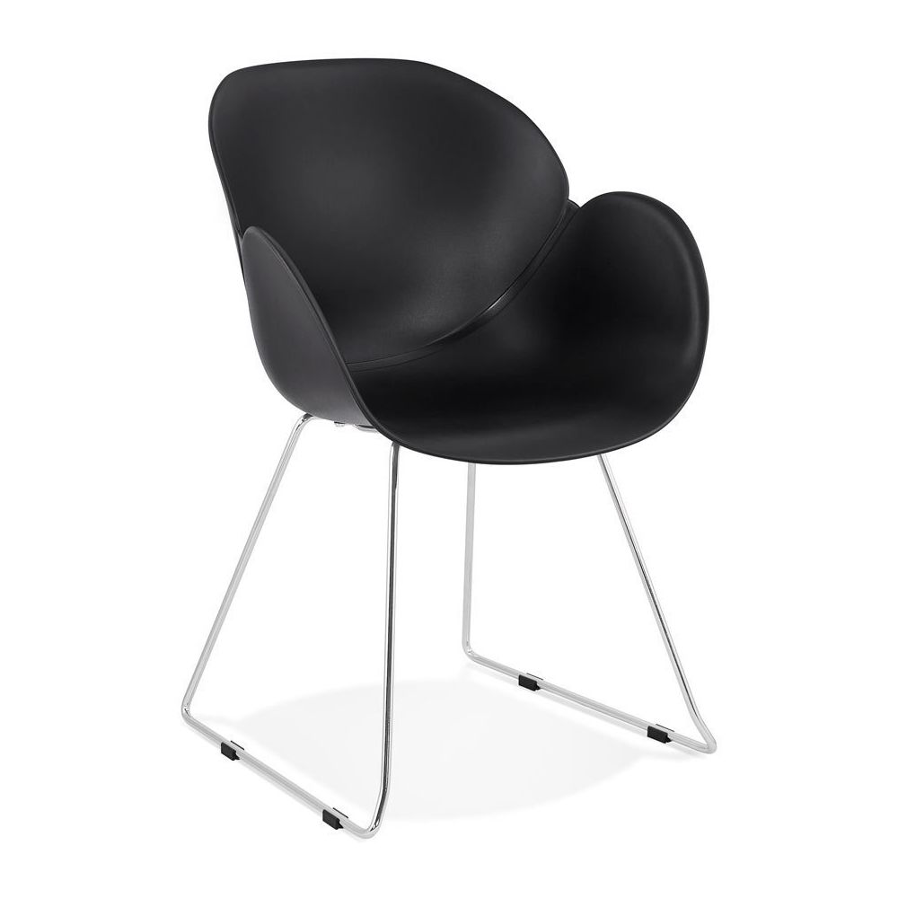Alterego - Chaise design 'NEGO' noire en matière plastique - Chaises
