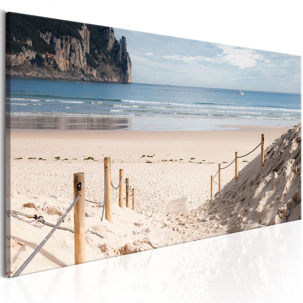 Bimago - Tableau - Beach path - Décoration, image, art | Paysages | Paysage marin | - Tableaux, peintures