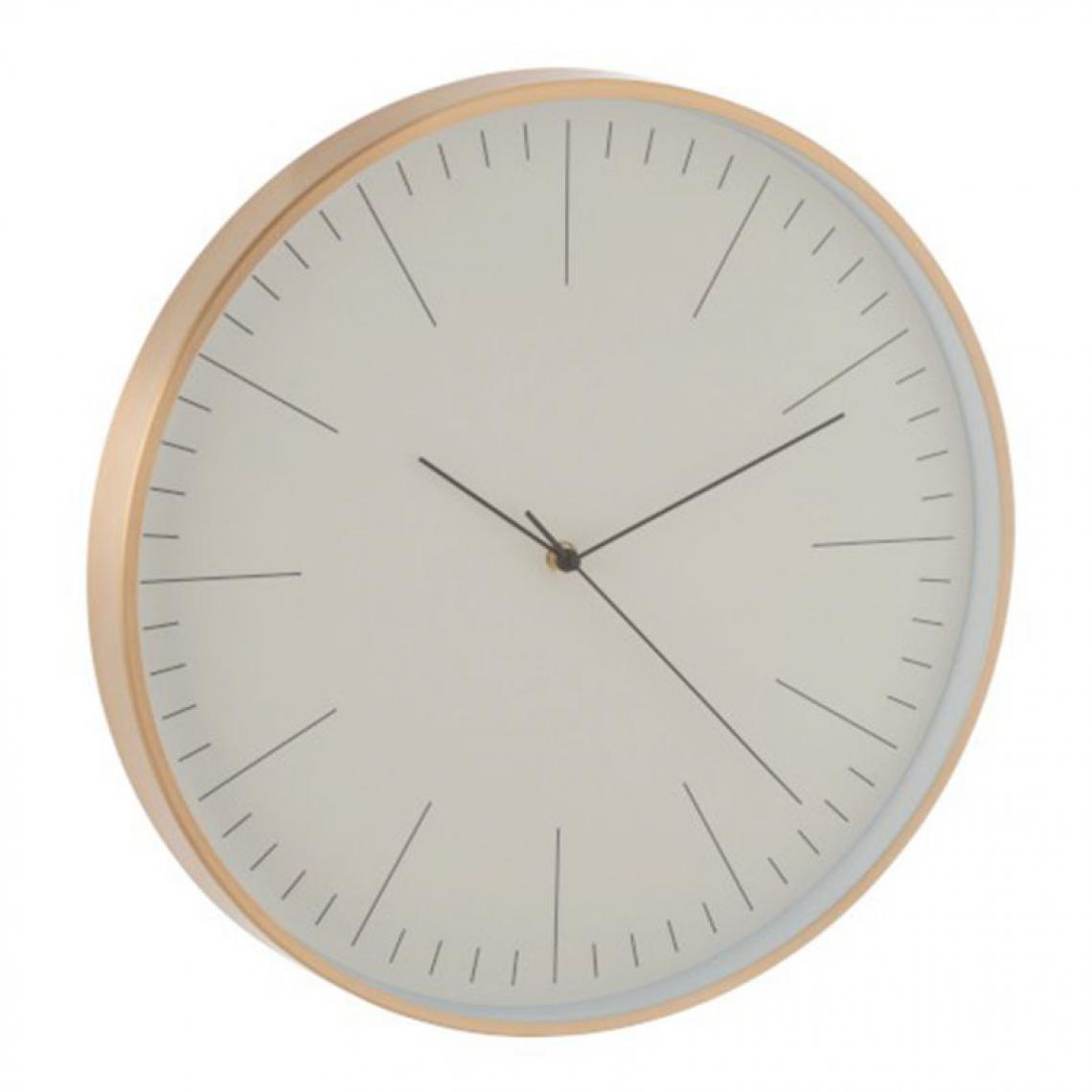 Paris Prix - Horloge Murale Design Ronde Gerbert 41cm Or - Horloges, pendules