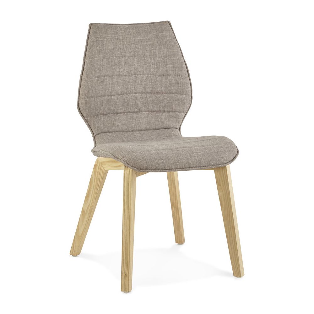 Alterego - Chaise design 'LINDA' en tissu style scandinave - Chaises