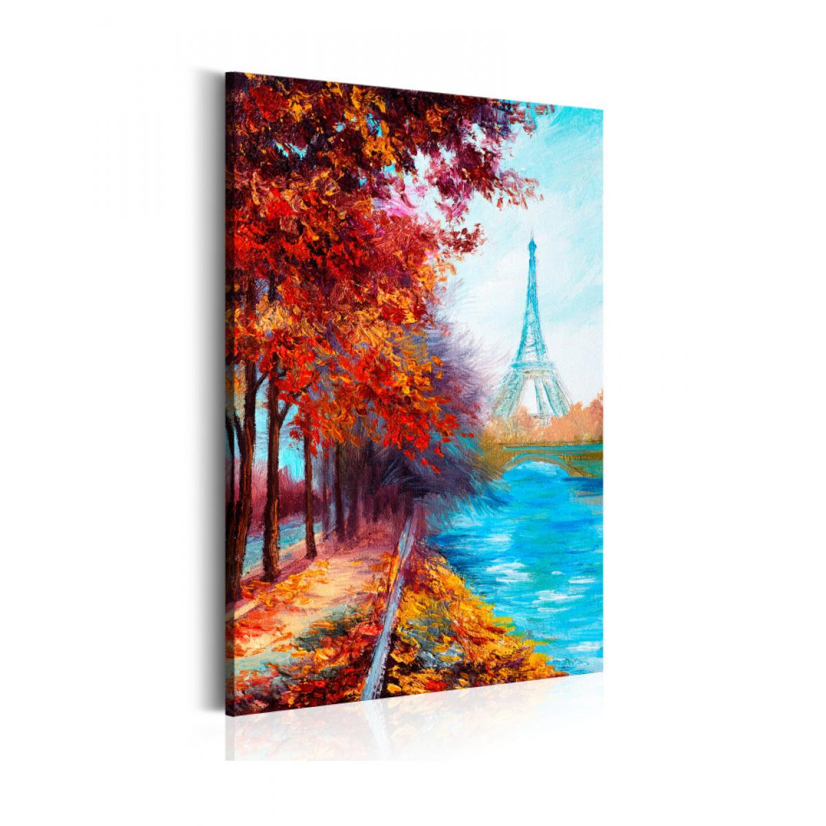 Artgeist - Tableau - Autumnal Paris 80x120 - Tableaux, peintures