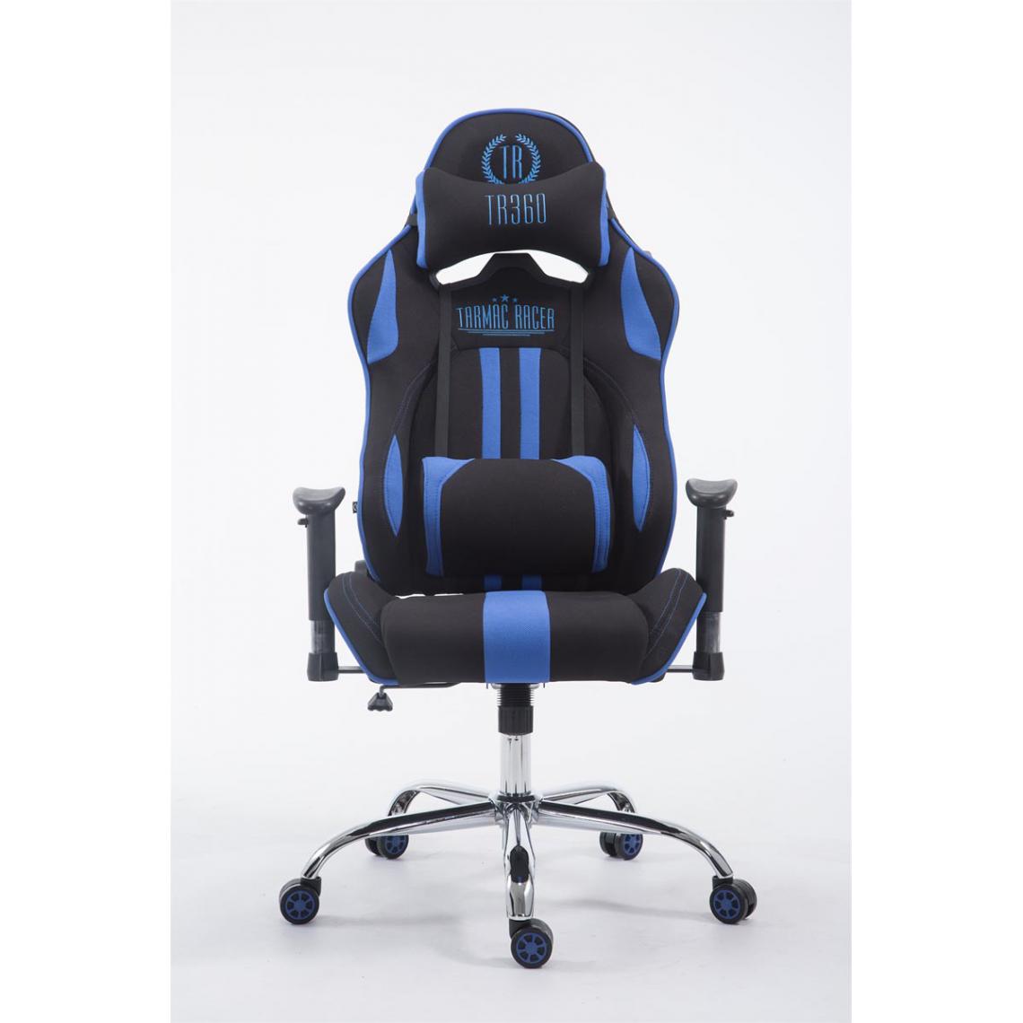 Icaverne - Superbe Chaise de bureau gamme Luanda tissu Limit V2 couleur noir / bleu - Chaises