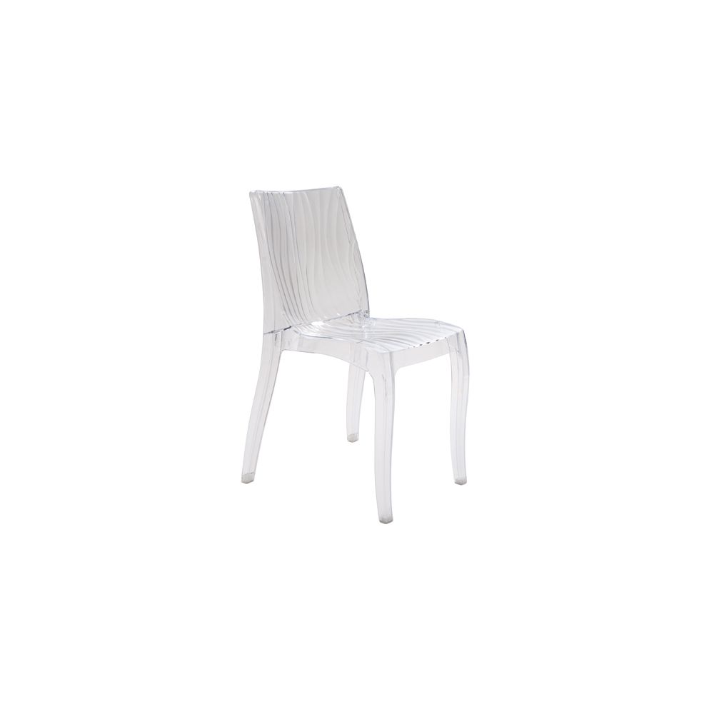 marque generique - Chaise DUNE empilable / Transparent - Chaises