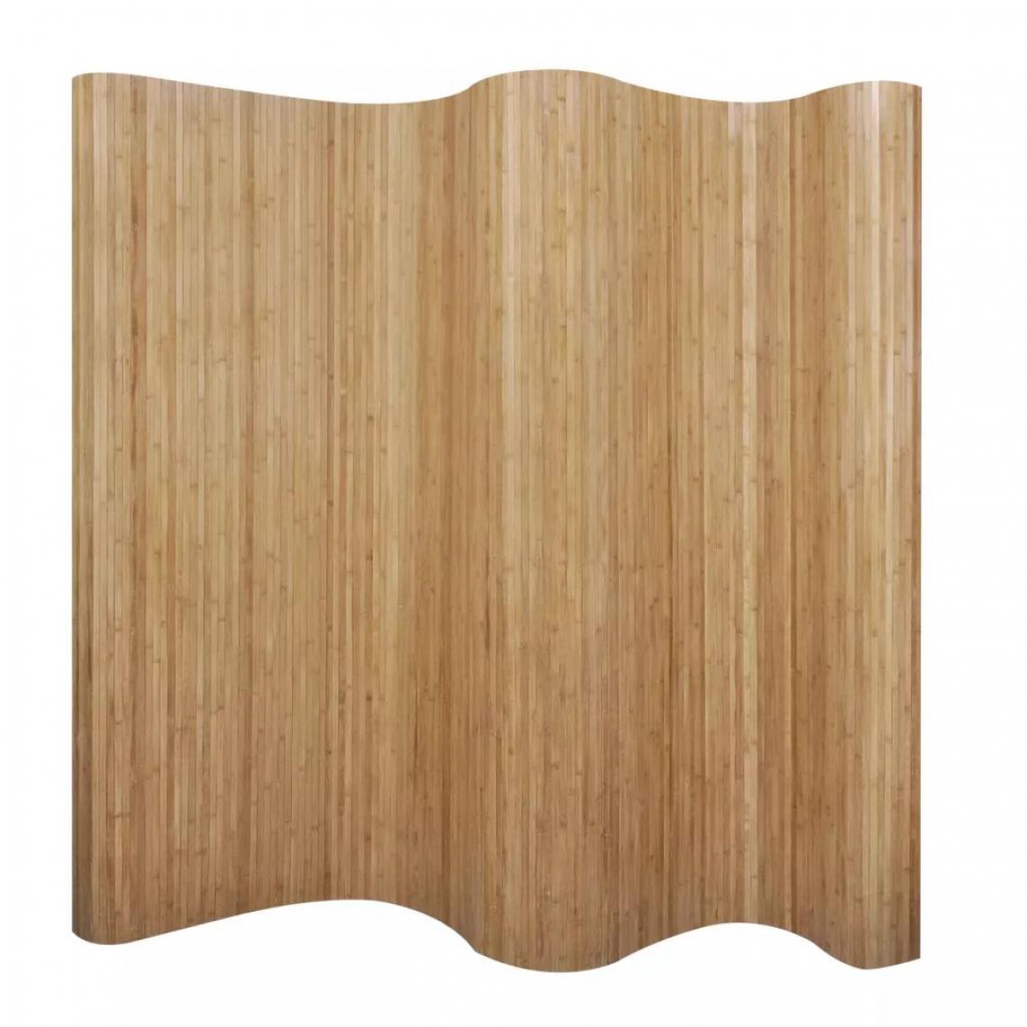 Chunhelife - Cloison de séparation Bambou naturel 250 x 195 cm - Paravents
