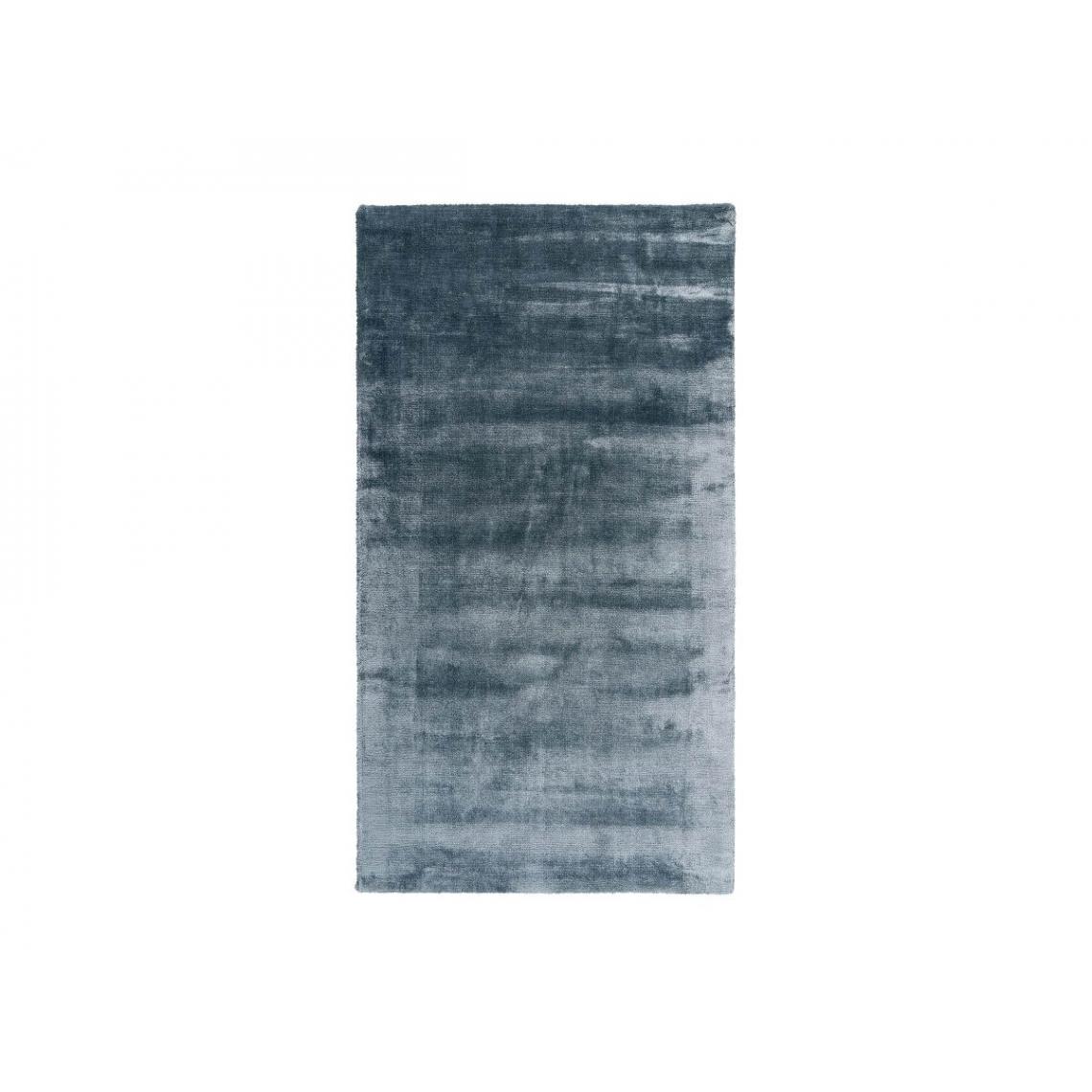 Bobochic - BOBOCHIC Tapis poil shaggy rectangulaire SAKURA uni Bleu 160x230 - Tapis