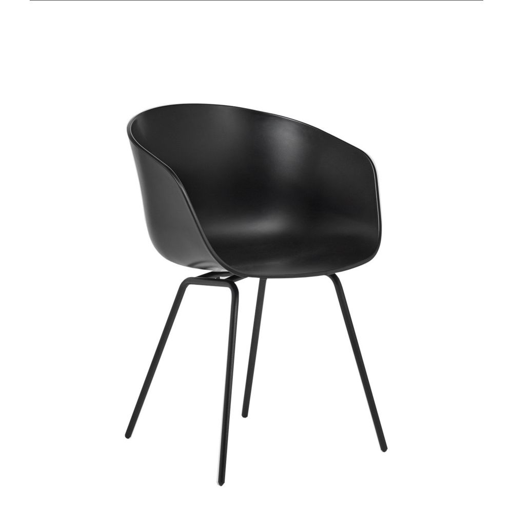 Hay - About a Chair AAC 26 - noir - aluminium poli - Chaises