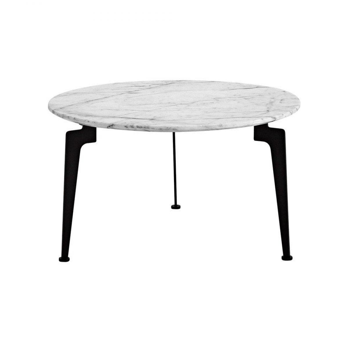 Inside 75 - INNOVATION LIVING Table basse design scandinave LASER taille L plateau en marbre - Tables à manger
