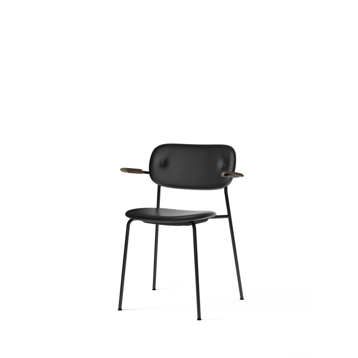 Menu - Co Dining Chair avec accoudoir - noir - MenuCoChairDakar0842 - chêne, teinté foncé - Chaises