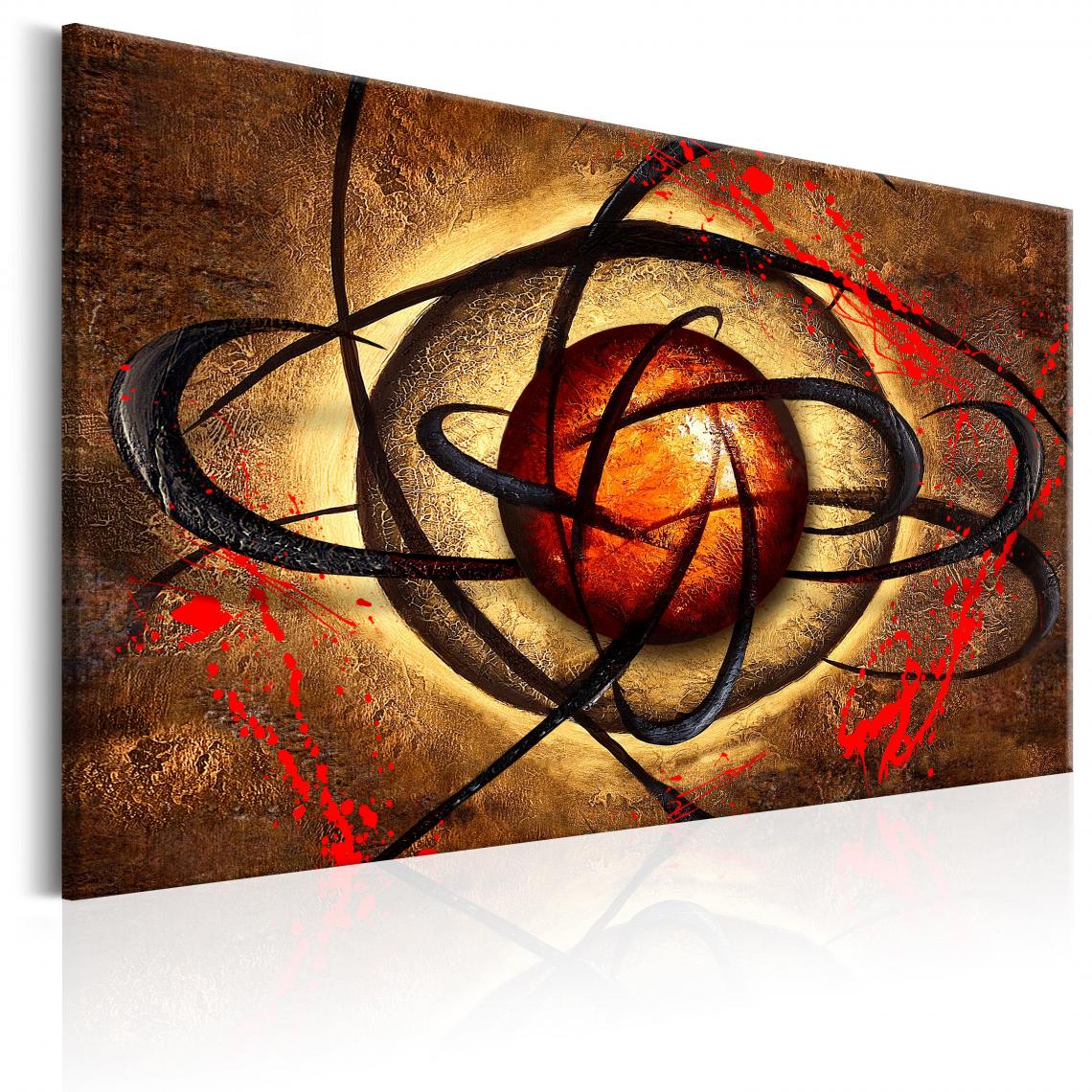 Decoshop26 - Tableau sur toile décoration murale image imprimée cadre en bois à suspendre Oeil Secret 120x80 cm 11_0001372 - Tableaux, peintures