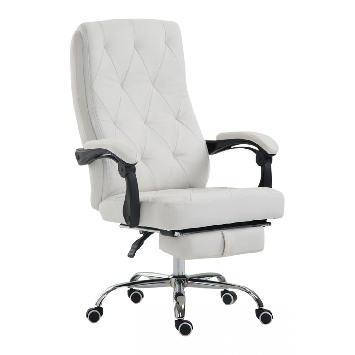 Icaverne - Chic Chaise de bureau en selection Monaco Gear couleur blanc - Chaises