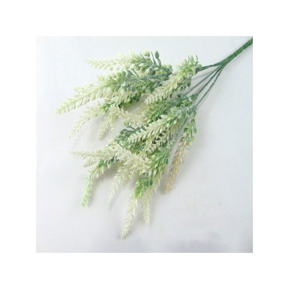 Wewoo - Fleurs Artificielles en soie de fleur de lavande romantiques Fausses plantes décoratives de simulation de grain blanc - Plantes et fleurs artificielles