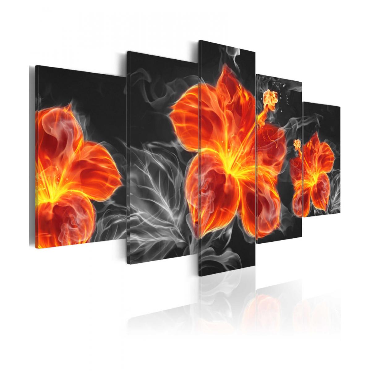 Artgeist - Tableau - Fire Lily 100x50 - Tableaux, peintures