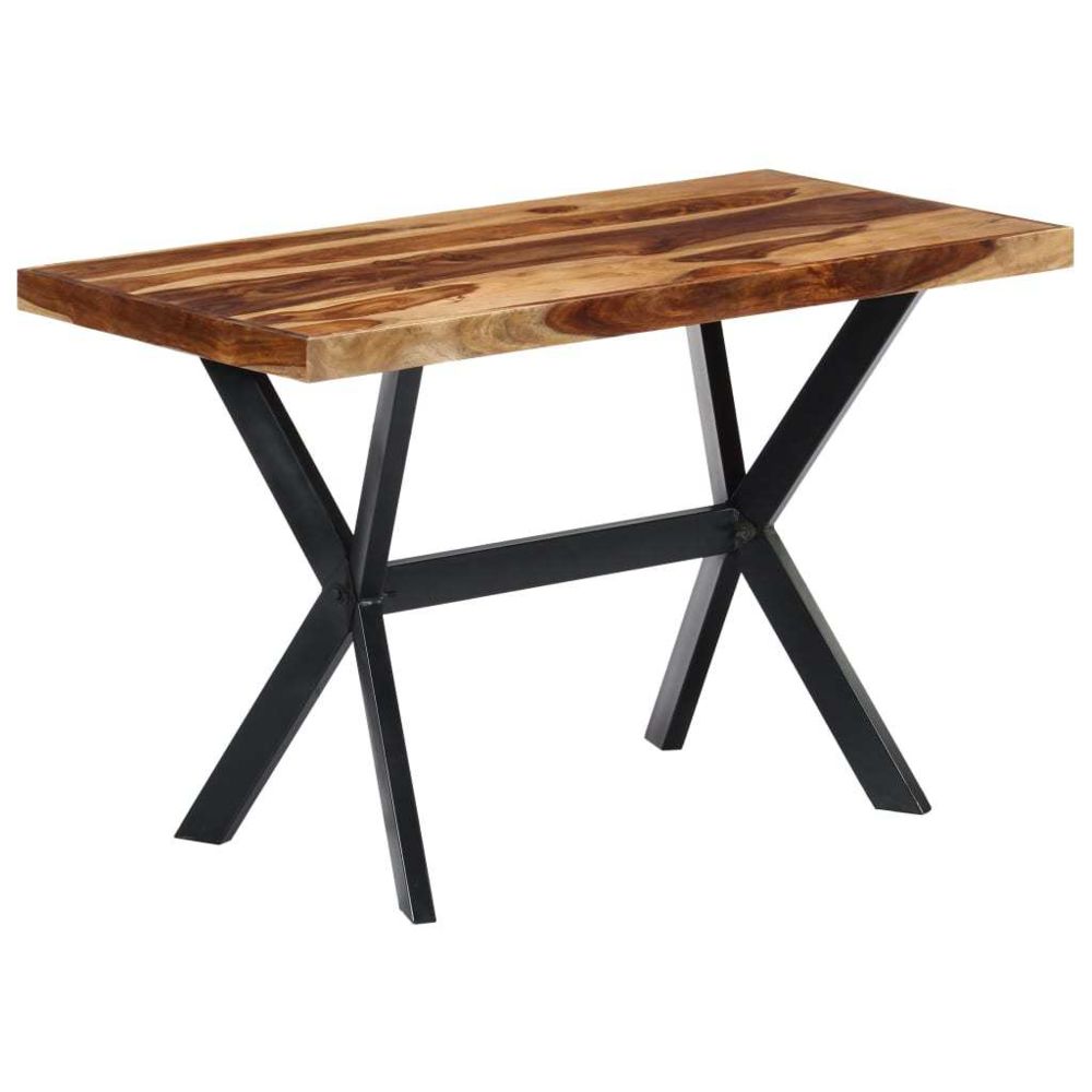 Vidaxl - vidaXL Table de salle à manger 120x60x75 cm Bois de Sesham massif - Tables à manger