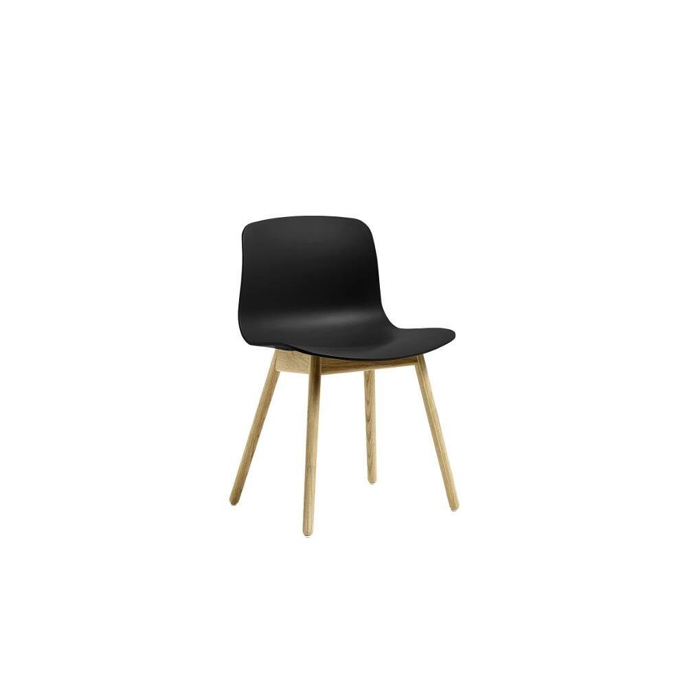 Hay - About a Chair AAC 12 - chêne mat verni - noir - Chaises