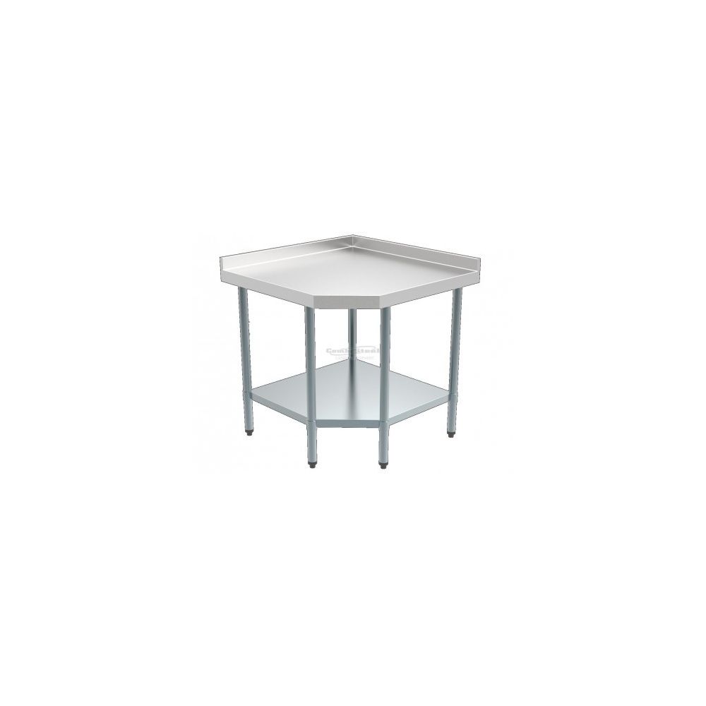 Combisteel - Table Angle Inox - 900 mm - Combisteel - 700 - Tables à manger