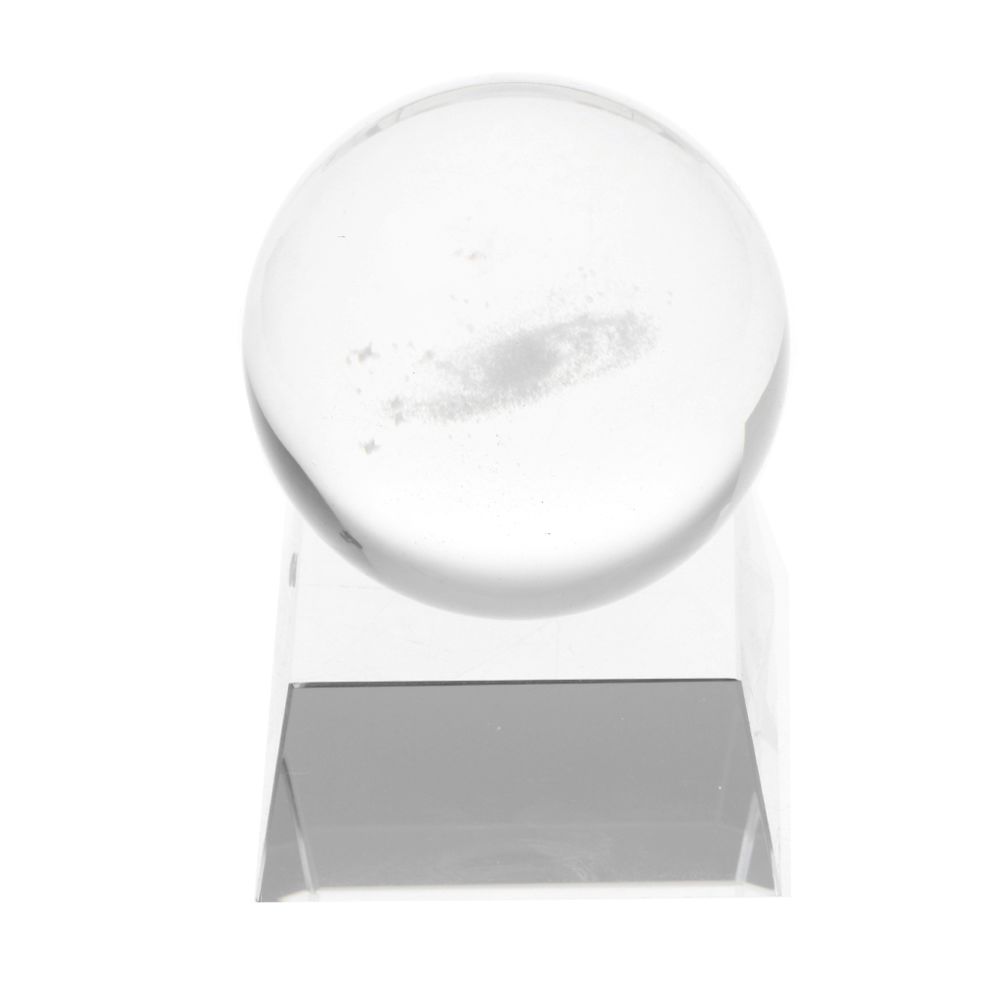 marque generique - 2 '' cristal galaxie sphère pleine sphère orbe avec stand décoration de noël - Objets déco
