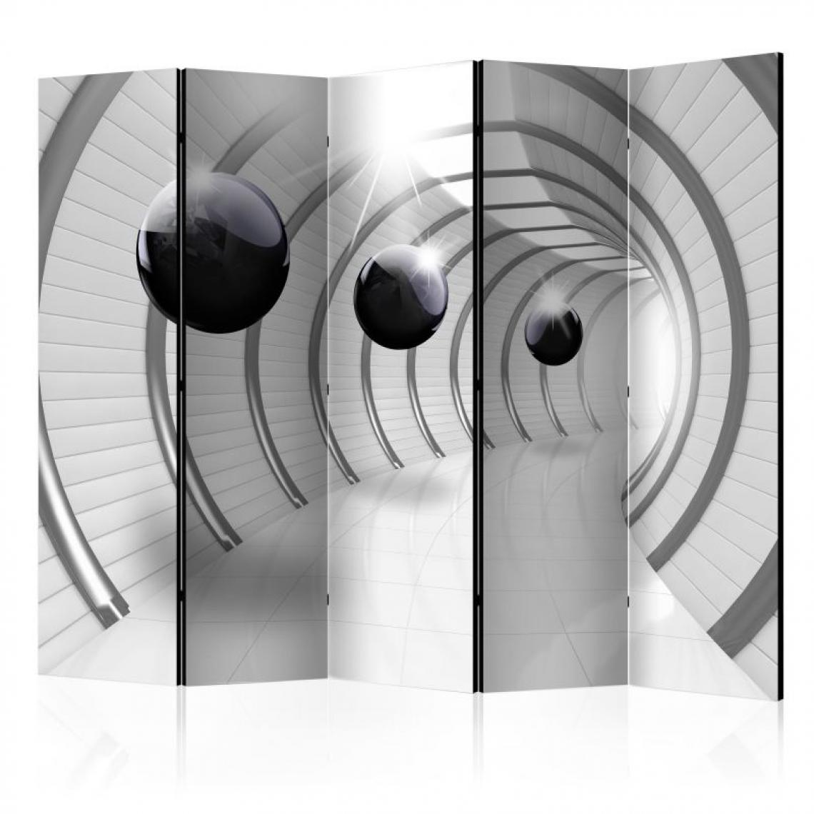 Artgeist - Paravent 5 volets - Futuristic Tunnel II [Room Dividers] .Taille : 225x172 - Paravents