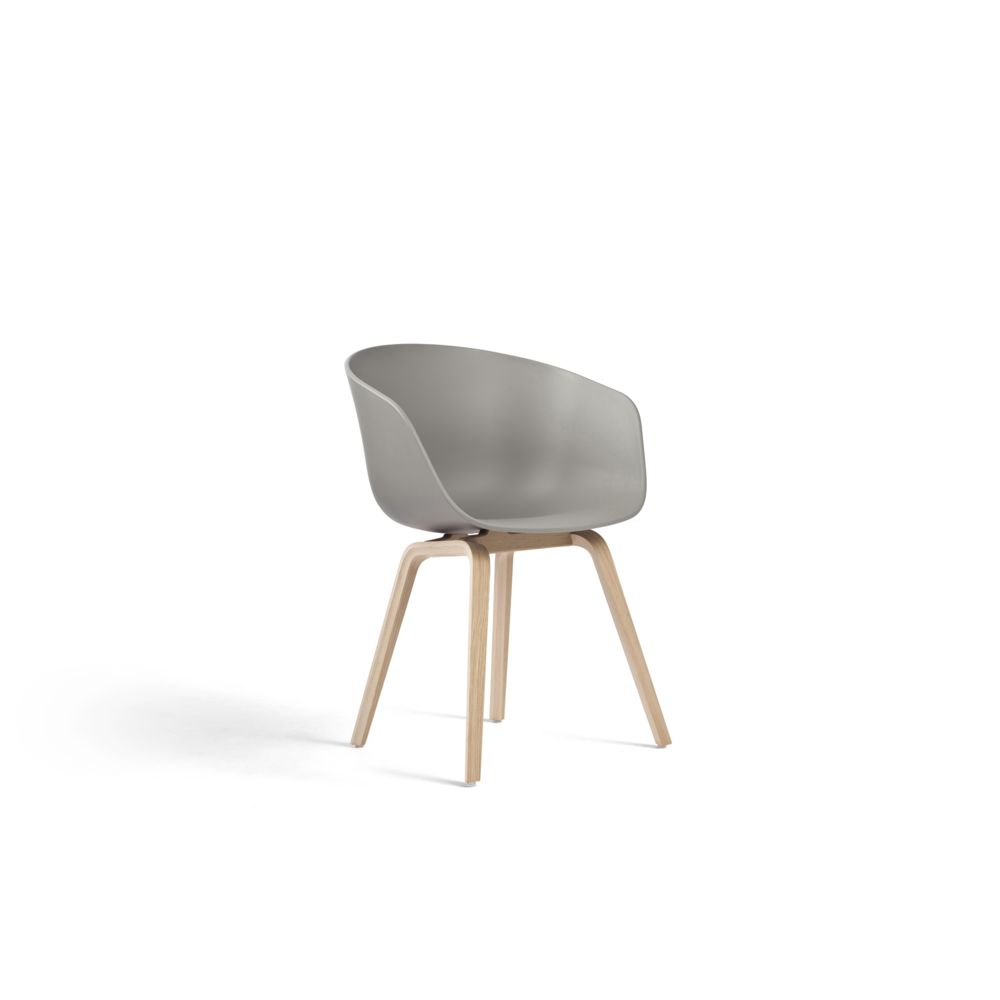 Hay - About a Chair AAC 22 - gris - chêne mat verni - Chaises