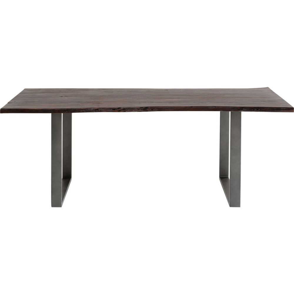 Karedesign - Table Harmony noyer acier 160x80cm Kare Design - Tables à manger
