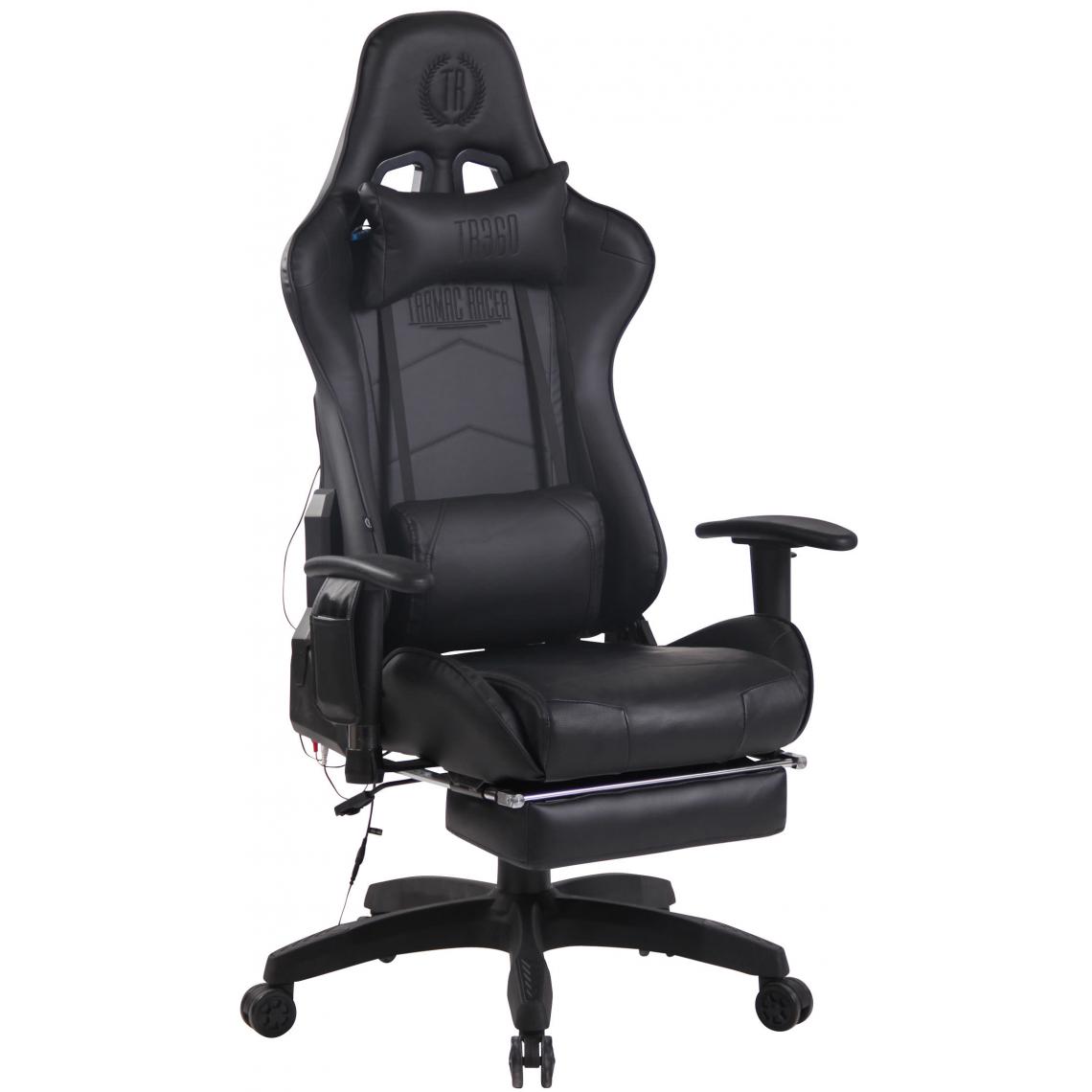 Icaverne - Admirable Chaise de bureau imitation cuir Bogota XFM couleur noir noir - Chaises