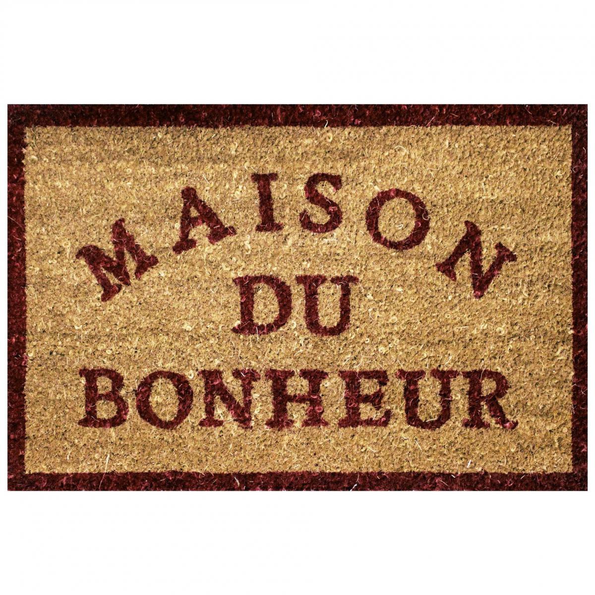 Douceur D'Interieur - Paillasson coco Maison du Bonheur - Tapis