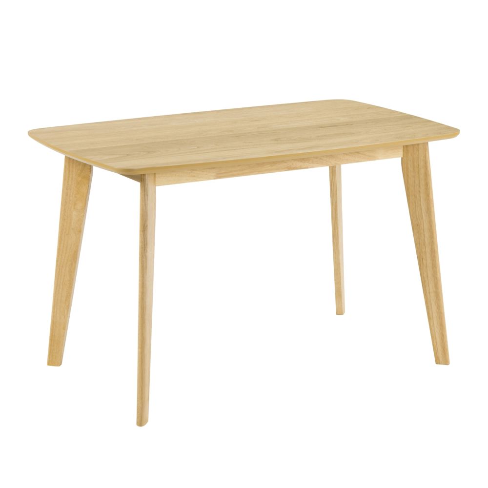 Rendez Vous Deco - Table rectangulaire Oman 120 cm en bois clair - Tables à manger