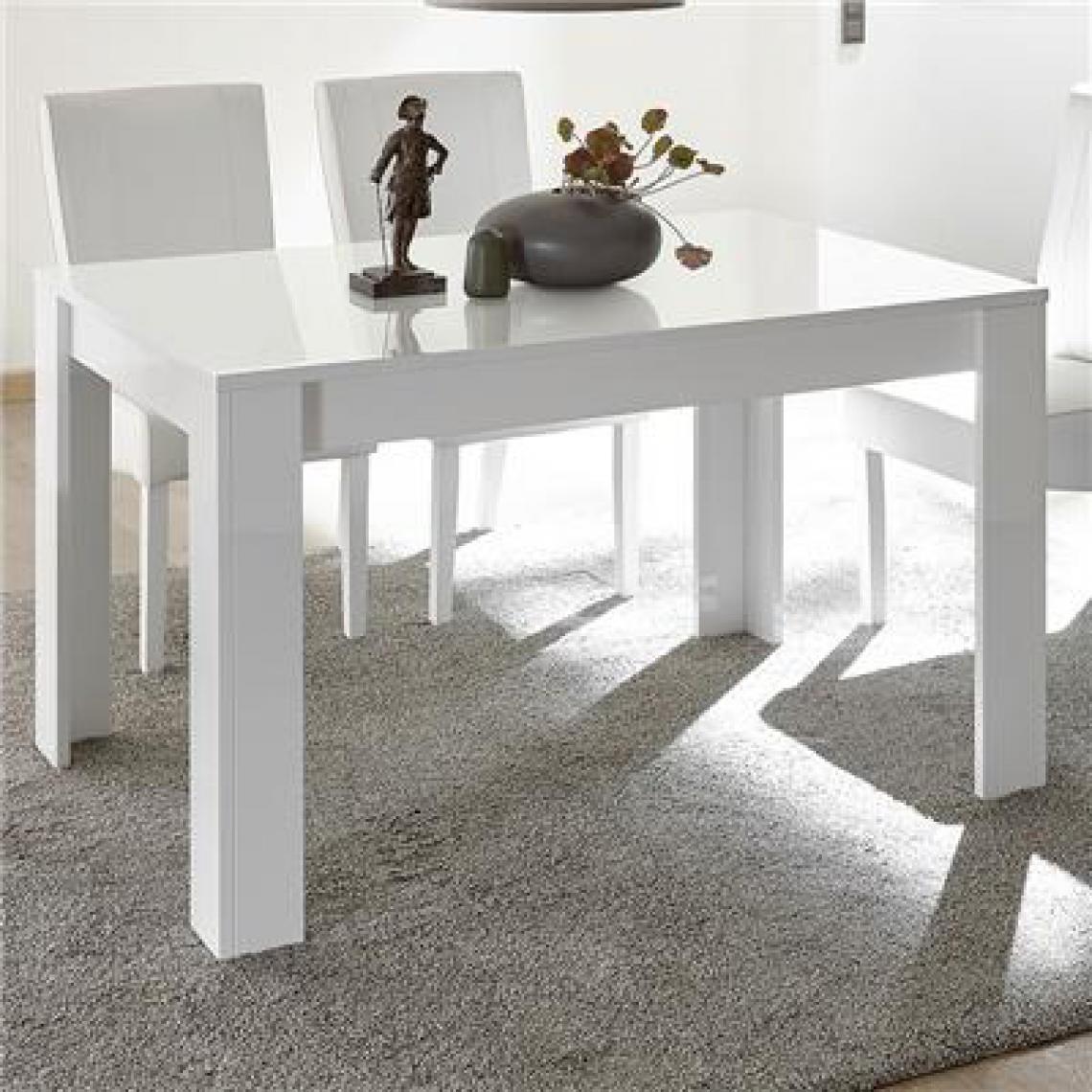 Nouvomeuble - Table 180 cm blanche design URBAN - Tables à manger