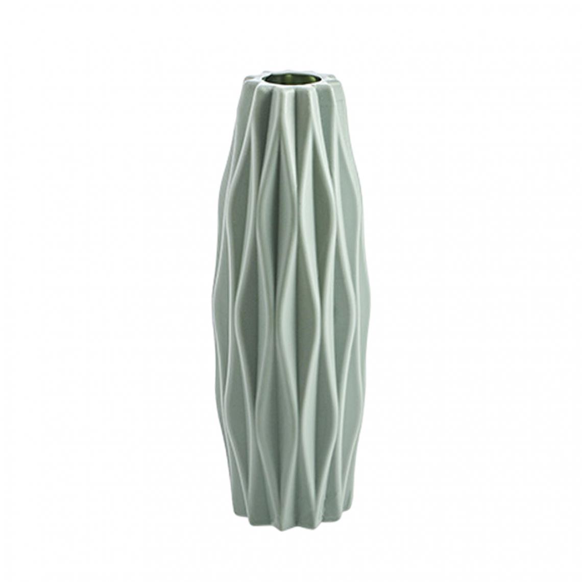marque generique - Nordic Dry Flower Vase Photo Props Home Office Salon Bureau Green_A - Vases