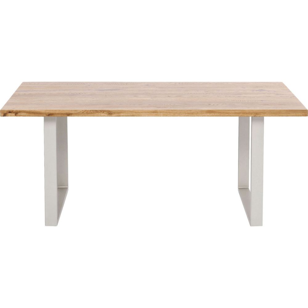 Karedesign - Table Jackie chêne argent 180x90cm Kare Design - Tables à manger