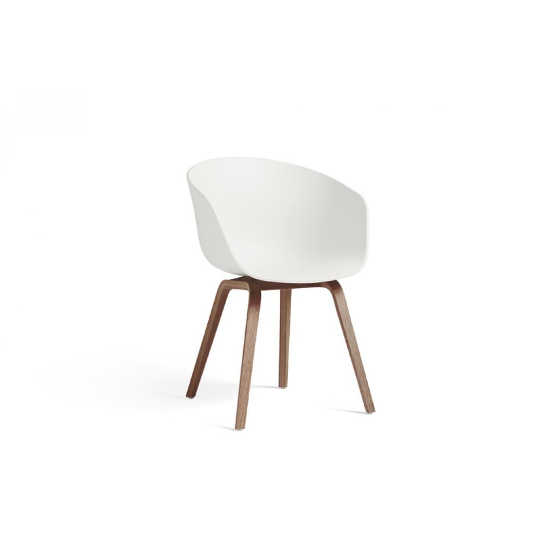 Hay - About A Chair AAC 22 ECO noyer - blanc - Chaises