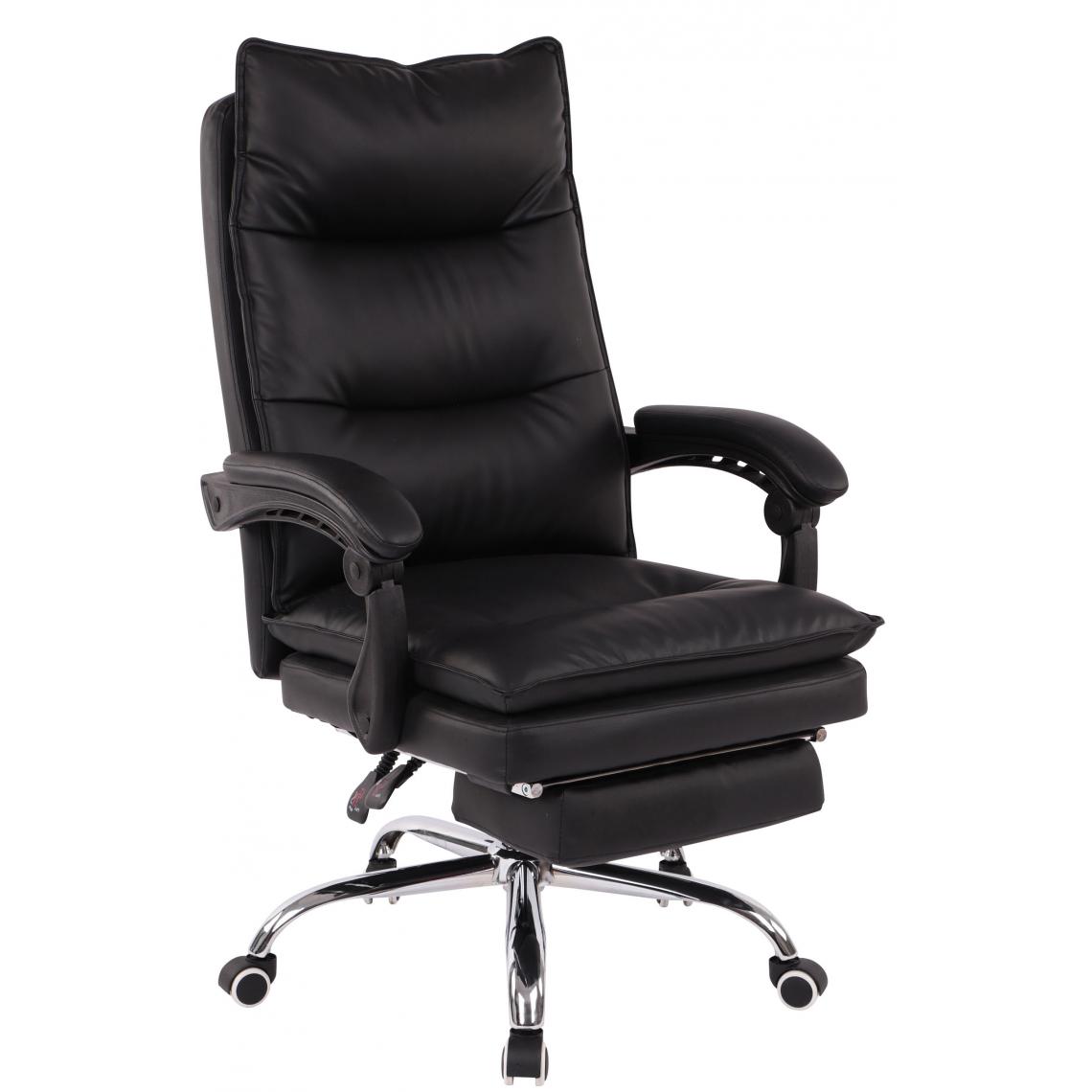Icaverne - Superbe Chaise de bureau en similicuir gamme Georgetown couleur noir - Chaises