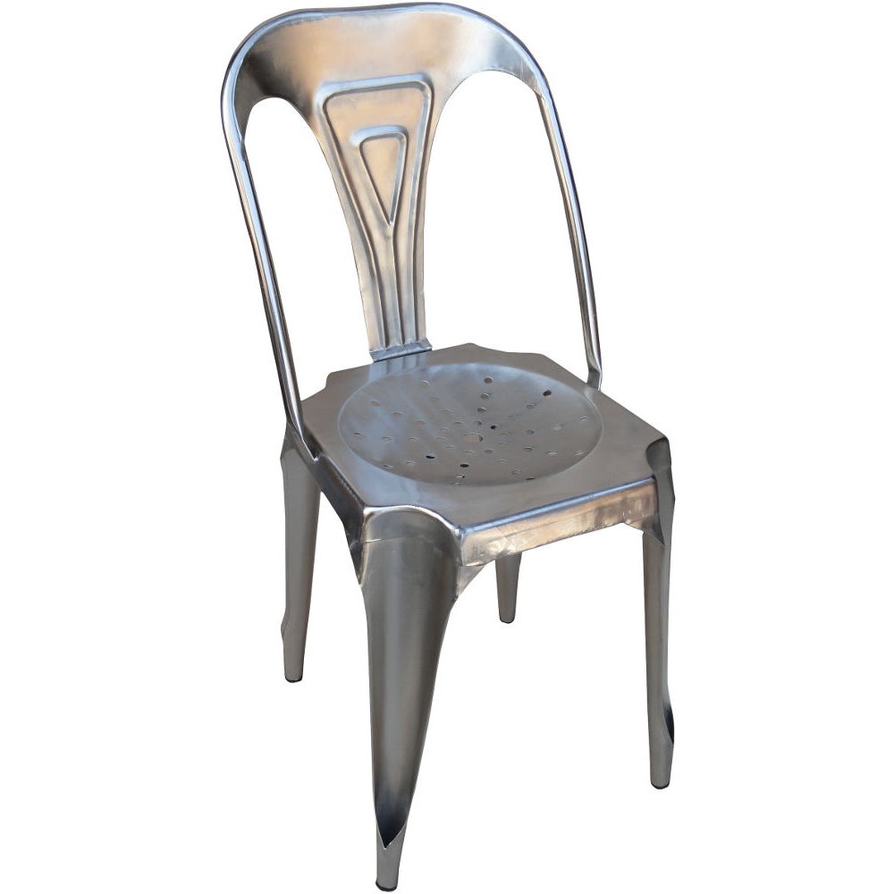 Antic Line Creations - Chaise Vintage en métal - Chaises