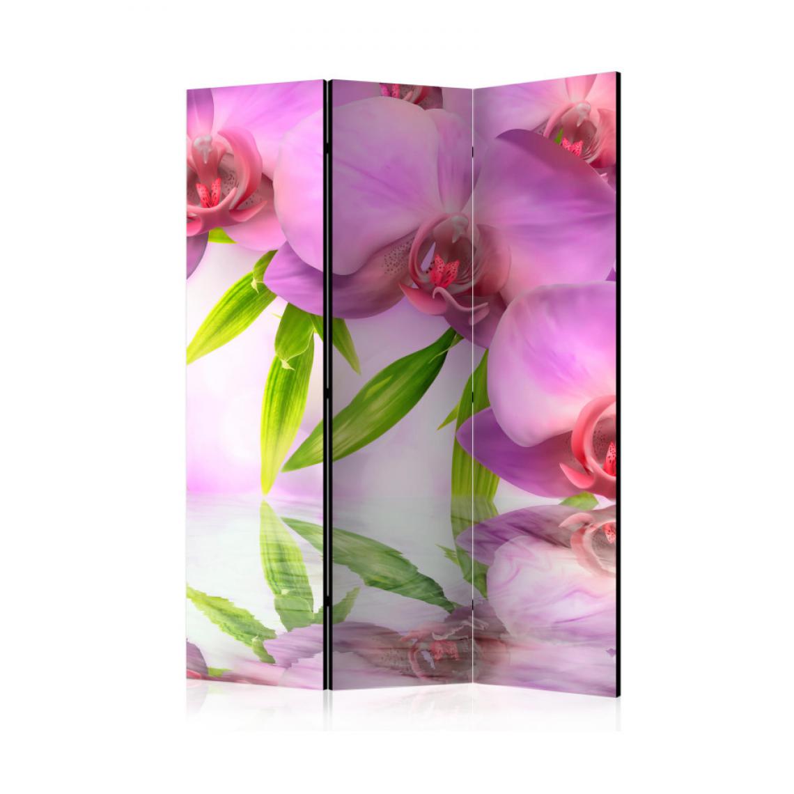 Artgeist - Paravent 3 volets - Orchid Spa [Room Dividers] 135x172 - Paravents