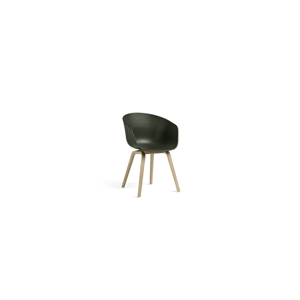 Hay - About a Chair AAC 22 - chêne mat verni - vert - Chaises