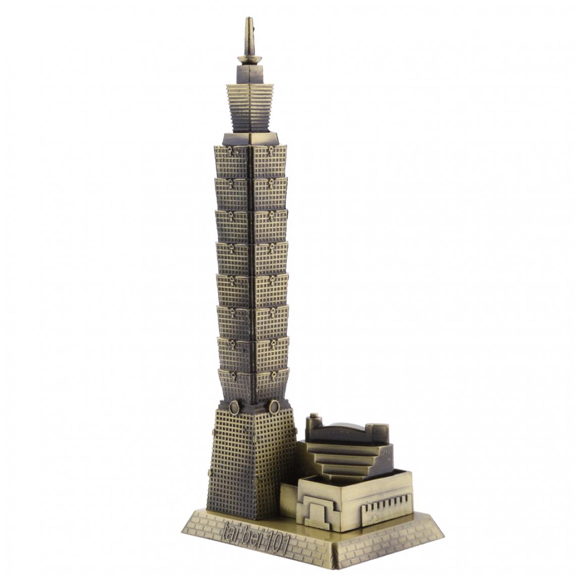 marque generique - Taipei 101 Tower Building Architecture Modèle D'ornement De Bureau De Taïwan - Statues