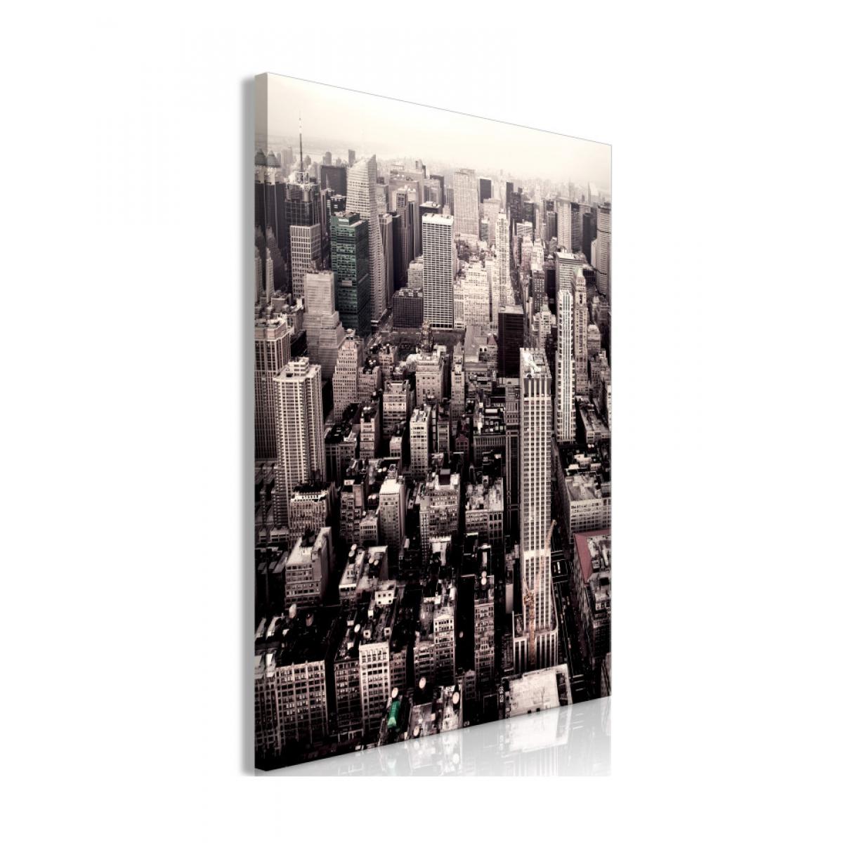 Artgeist - Tableau - Manhattan In Sepia (1 Part) Vertical 80x120 - Tableaux, peintures