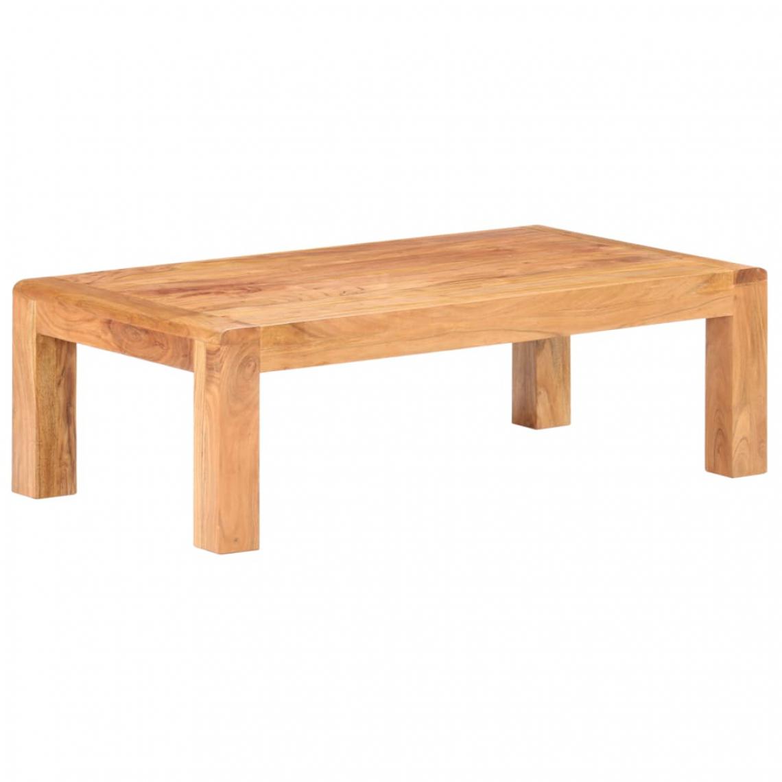 Vidaxl - vidaXL Table basse 110x60x35 cm Bois d'acacia massif - Tables à manger