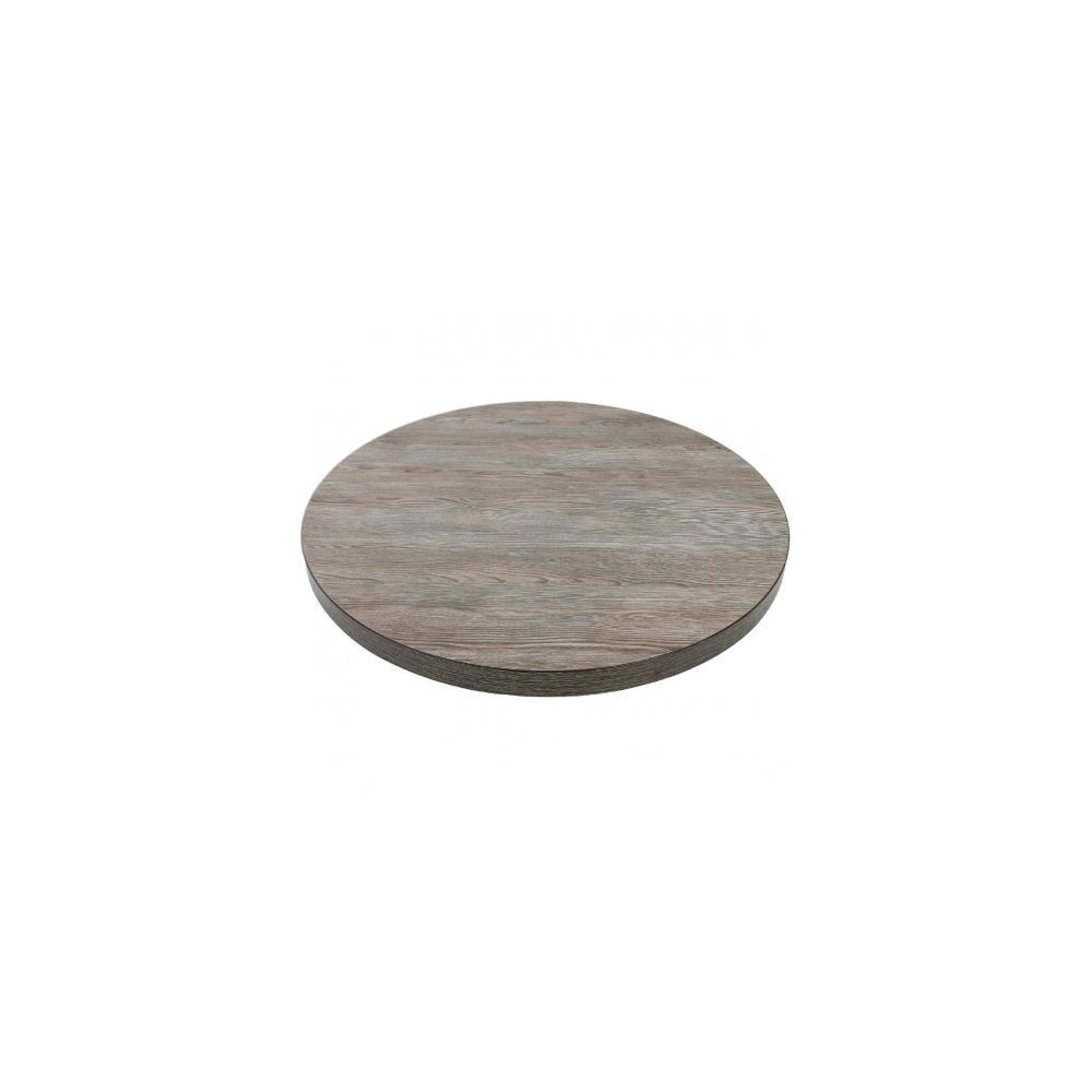 Materiel Chr Pro - Plateau de table rond 600 mm effet bois gris - Bolero - - Tables à manger