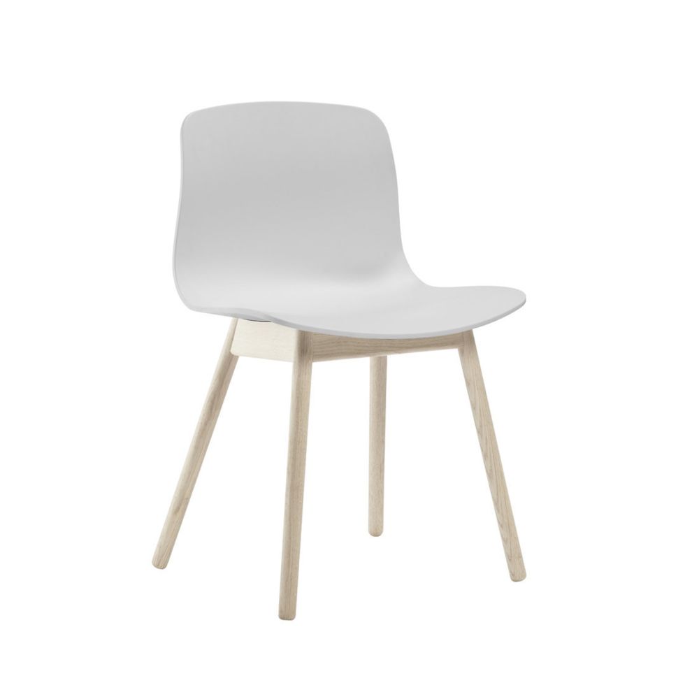 Hay - About a Chair AAC 12 - chêne mat verni - blanc - Chaises