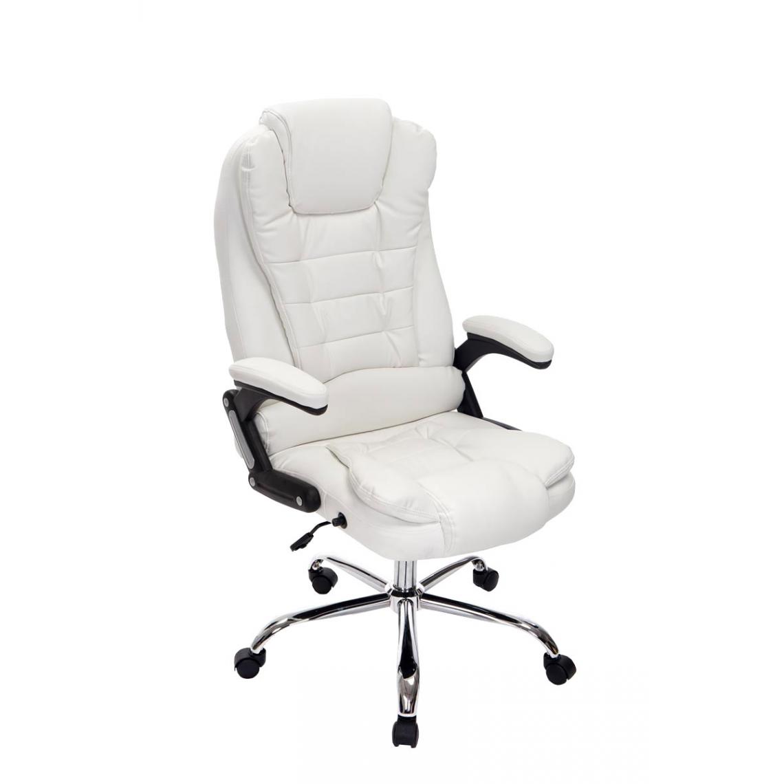 Icaverne - Magnifique Chaise de bureau serie Manama couleur blanc - Chaises