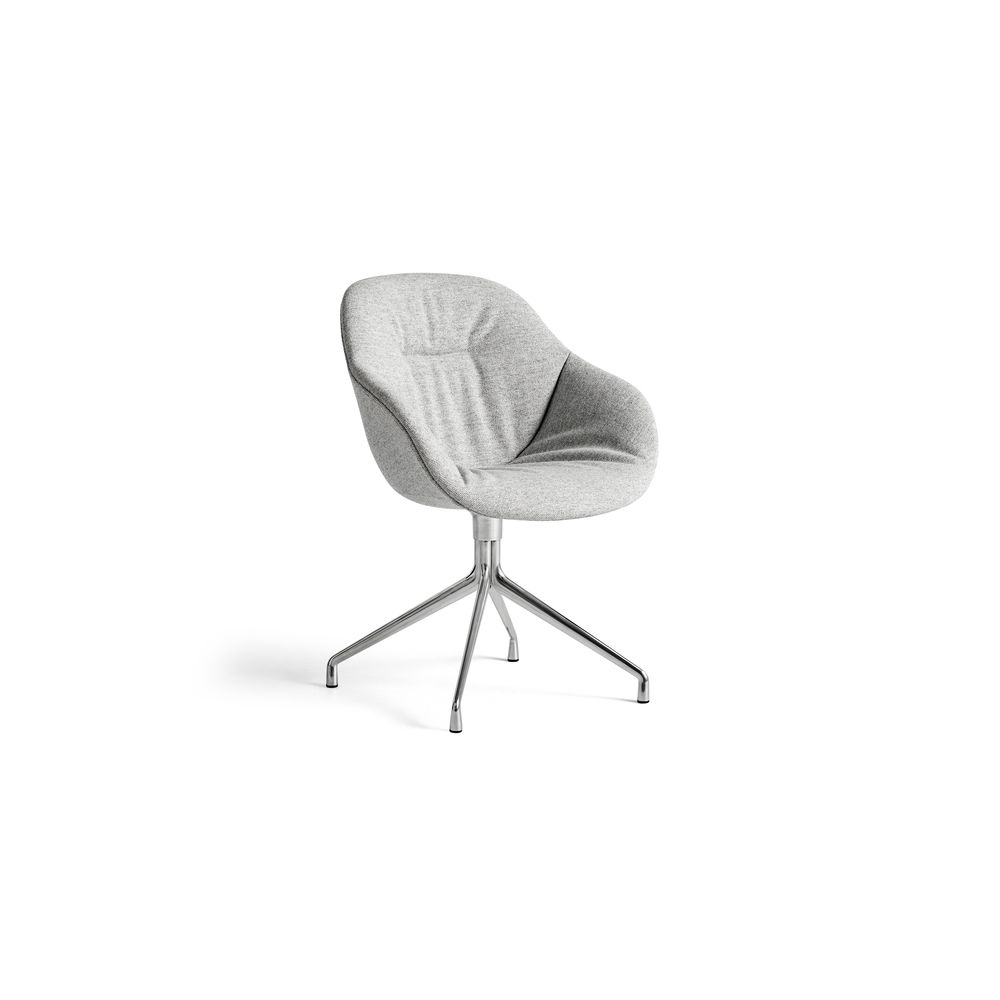 Hay - About A Chair AAC 121 Soft - Hallingdal 116 - chrome - Chaises