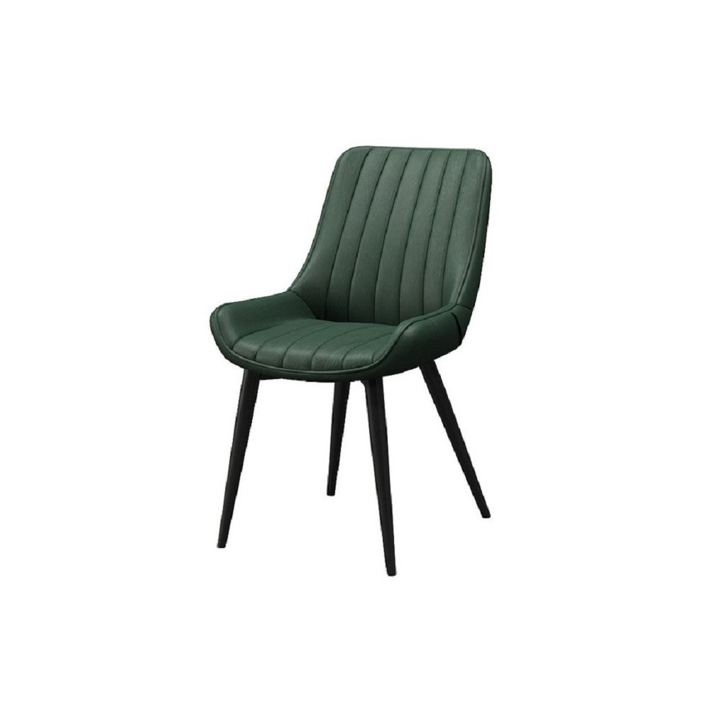 Wewoo - Chaise de bureau nordique légère en fer forgé de luxe simplecanapé moderne moelleuxchaise de salle à manger verte - Chaises