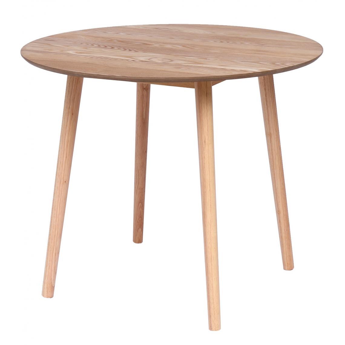Nordlys - Nordlys - Table a Manger Design Scandinave Bois Pin Marron - Tables à manger