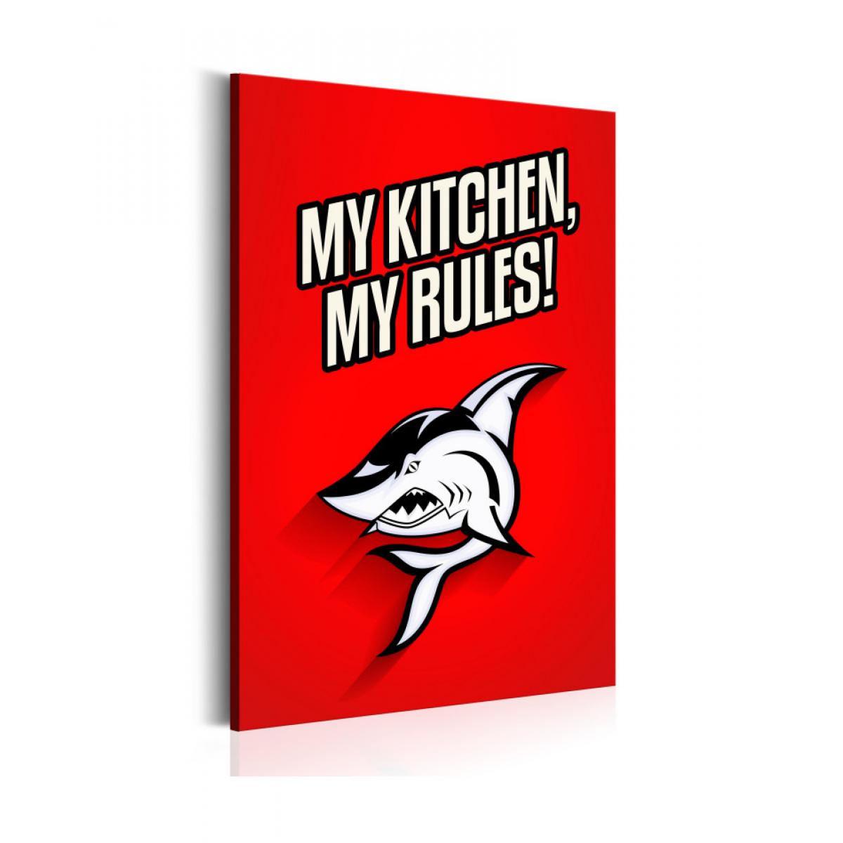 Artgeist - Tableau - My kitchen, my rules! 40x60 - Tableaux, peintures