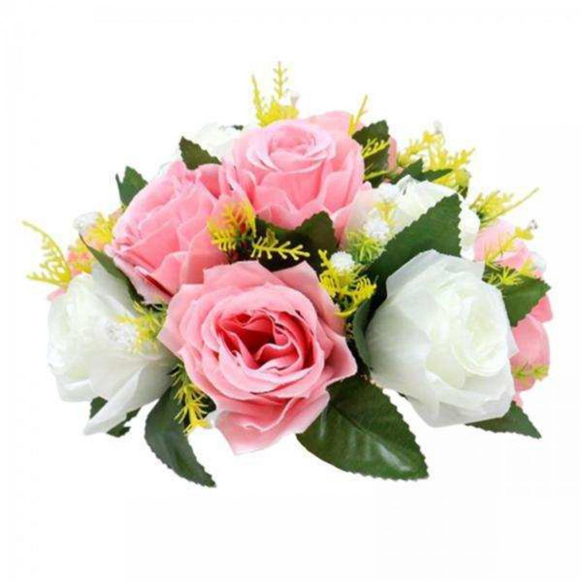 marque generique - Artificielle Roses Fleurs 15 Têtes Maîtresse - Objets déco