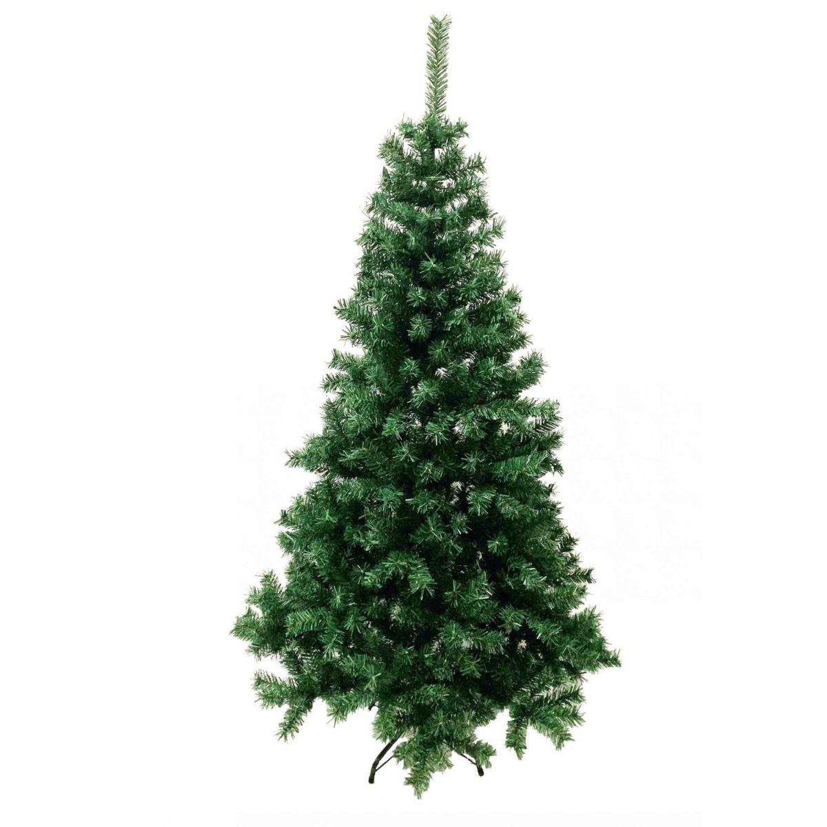 Toilinux - Sapin de Noël branches épaisses Gotland - H. 210 cm - Vert - Sapin de Noël
