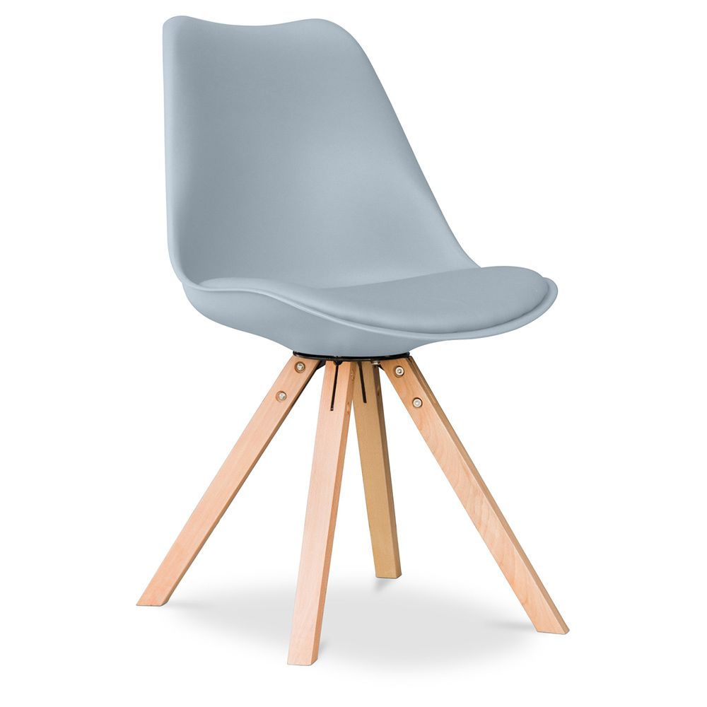 Privatefloor - Chaise Design scandinave avec coussin Deswick - Chaises