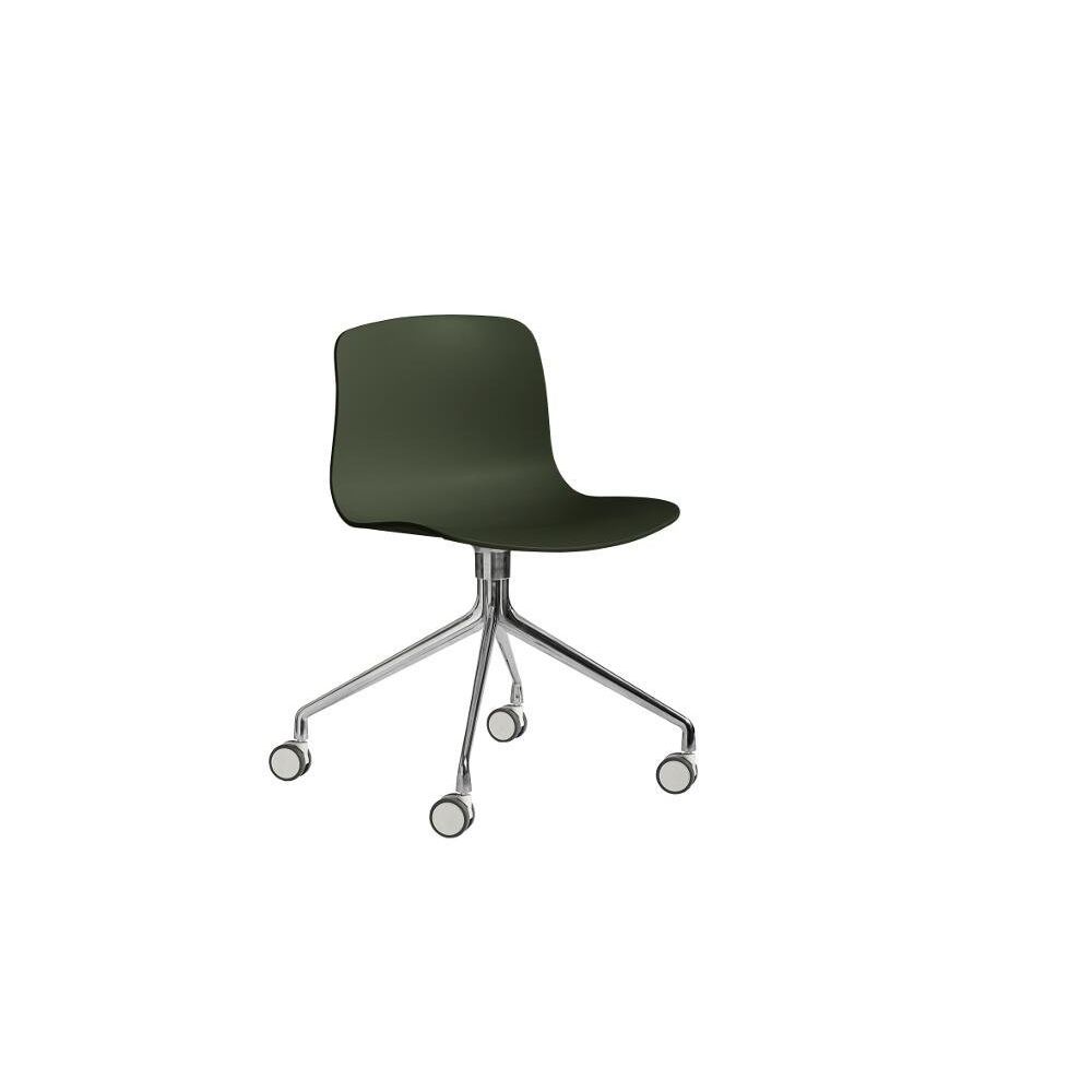 Hay - About a Chair AAC 14 - vert - aluminium poli - Chaises