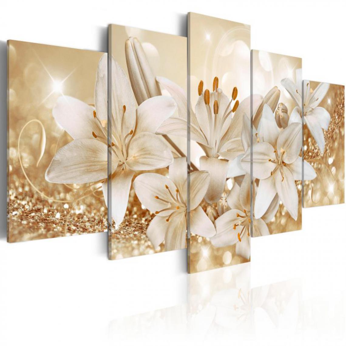 Artgeist - Tableau - Golden Bouquet .Taille : 200x100 - Tableaux, peintures